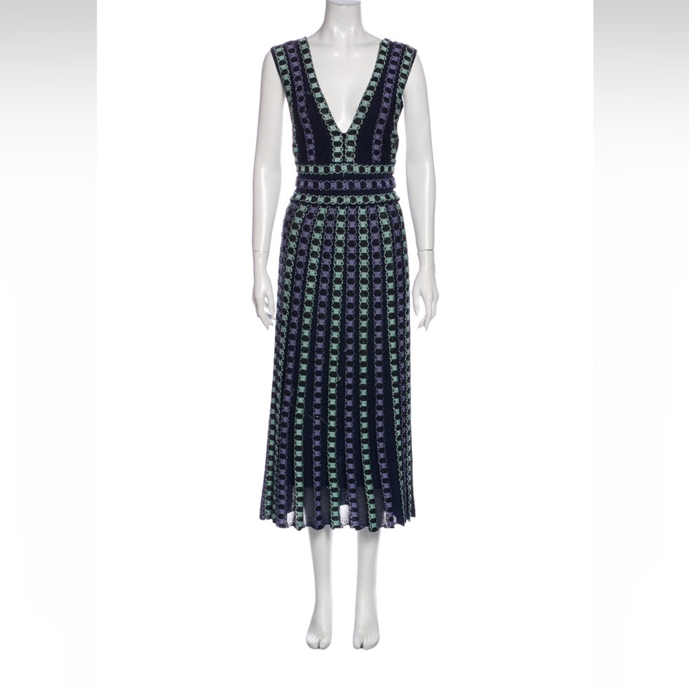 Missoni midi metallic dress